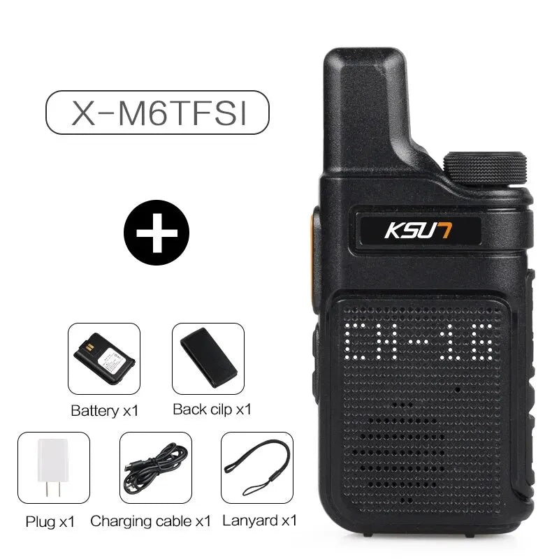 KSUT PMR446 Walkie Talkie 2pcs/1pcs Mini Size Portable Handheld Radio Wireless