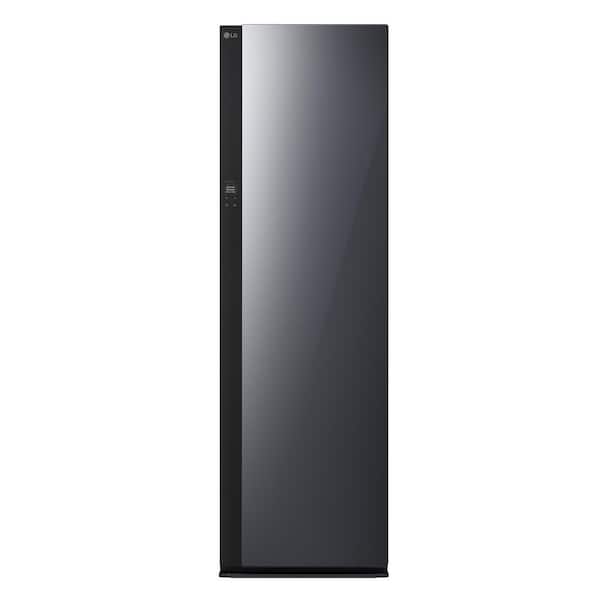 78 in. Styler SMART Steam Closet in Mirror Black with Dual TrueSteam Technology and Dynamic Moving Hangers