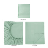 Super Soft High Quality Brushed Microfiber Bed Sheet Set, 3 Piece