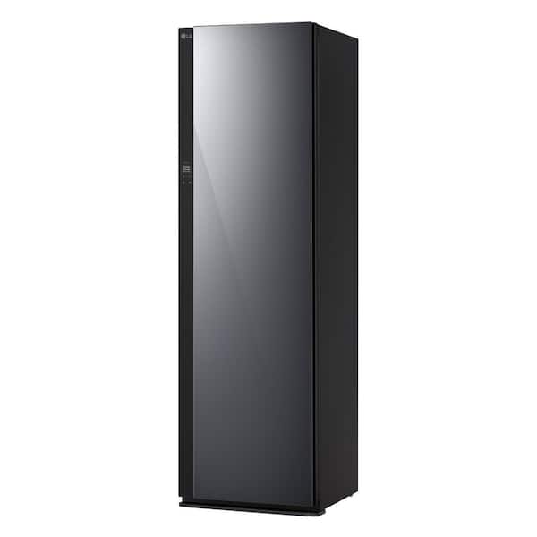 78 in. Styler SMART Steam Closet in Mirror Black with Dual TrueSteam Technology and Dynamic Moving Hangers