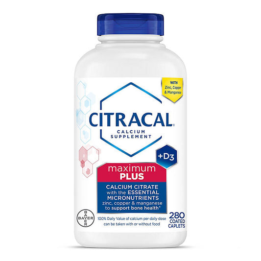 Citracal Maximum Plus, Calcium Citrate +Vitamin D3 Supplement Tablets, 280 ct.		 		 		 		 		 		Similar items for youYour recently viewed items