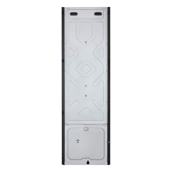78 in. Styler SMART Steam Closet in Mirror Black with Dual TrueSteam Technology and Dynamic Moving Hangers