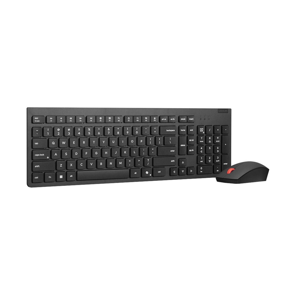 Lenovo Essential Wireless Keyboard & Mouse Combo Gen 2, 2.4 GHz Wireless Nano USB
