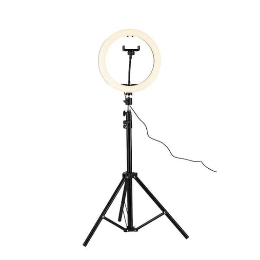 PhoNecessity LED Selfie Ring Light Tripod with Adjustable Height and Smart Phone Holder