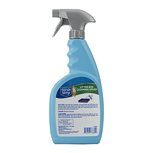 Fresh Step Cat Litter Box Cleaning Spray | Removes Tough Urine Odor