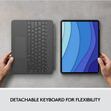 Logitech Combo Touch iPad Pro (1st, 2nd, 3rd gen - 2018, 2020, 2021) Keyboard Case - Detachable Backlit Keyboard, Click-Anywhere Trackpad, Smart Connector
