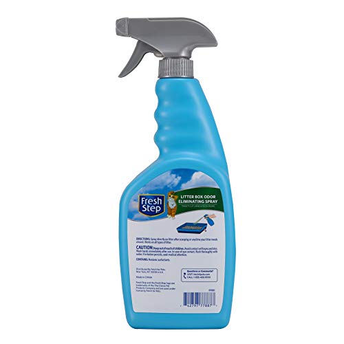 Fresh Step Cat Litter Box Cleaning Spray | Removes Tough Urine Odor