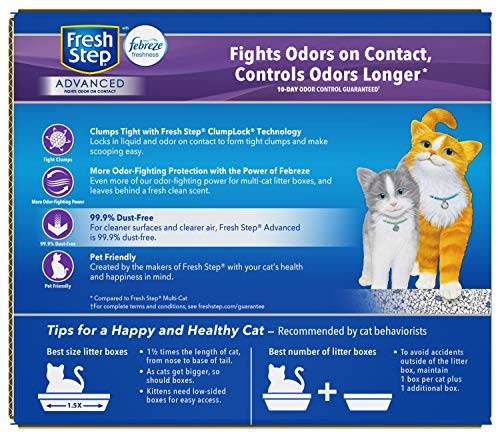 Fresh Step Advanced Clean Paws Multi Cat 37lb