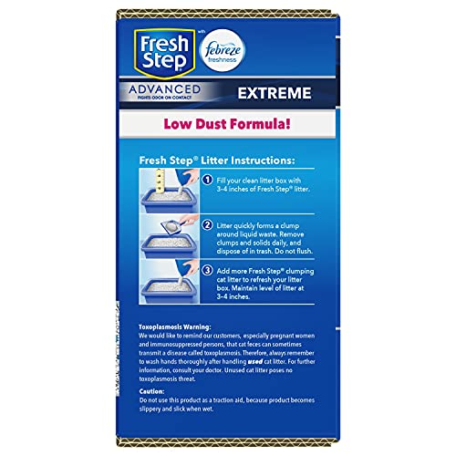 Fresh Step Advanced Clean Paws Multi Cat 37lb