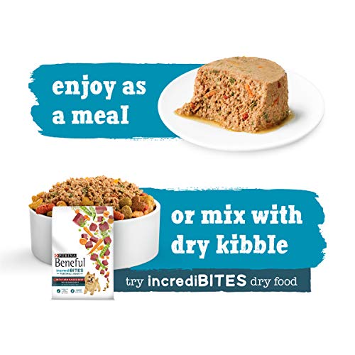 Purina Beneful Small Breed Wet Dog Food Variety Pack, IncrediBites with Real Beef, Chicken or Salmon - Cans