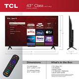 TCL Class 4-Series 4K UHD HDR Smart Roku TV – 85S455