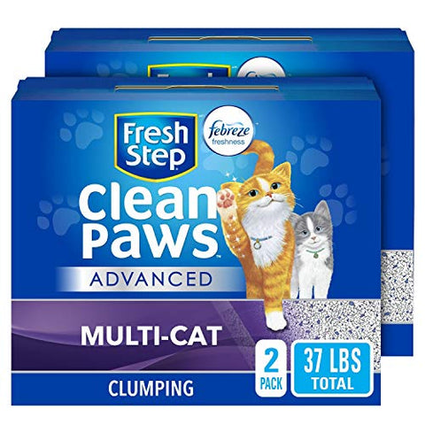 Fresh Step Advanced Clean Paws Multi Cat 37lb