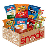 Frito-Lay Sweet & Salty Snacks Variety Box, Mix of Cookies, Crackers, Chips & Nuts, 50 Sweet & Salty Care Package ,50 Count (Pack of 1)