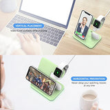 Wireless Charger 3 in 1, 15W Fast Charging Station