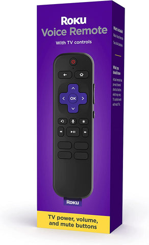 Roku Voice Remote (Official) for Players, TVs and Black