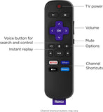 Roku Voice Remote (Official) for Players, TVs and Black