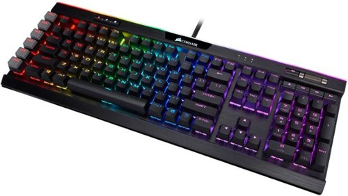 CORSAIR - K95 RGB PLATINUM XT Full-size Wired Mechanical Cherry MX Speed...