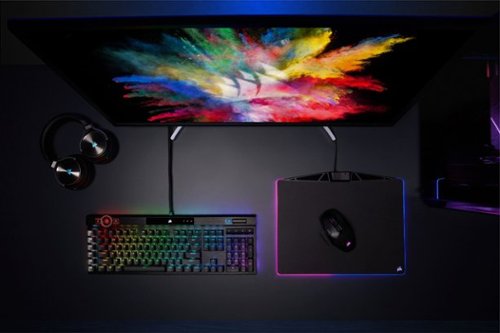 CORSAIR - K100 RGB Full-size Wired Mechanical OPX Linear Switch Gaming...