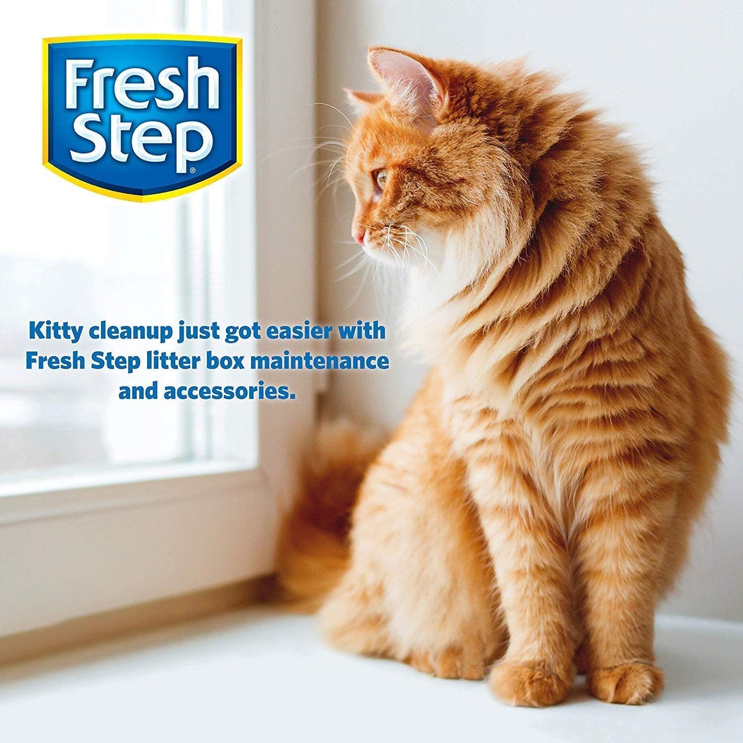 Fresh Step Drawstring Cat Litter Box Liners, Scented, Jumbo 7 Count, Violet