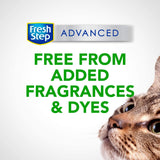 Fresh Step Advanced Simply Unscented Clumping Cat Litter, Recommended 37 lb