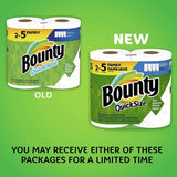Bounty Quick Size Paper Towels, White, 4 Packs Of 2 8 Count (Pack of 1)