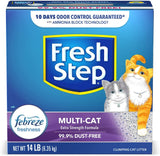 Fresh Step Scented Litter with The Power of Febreze, Clumping Cat