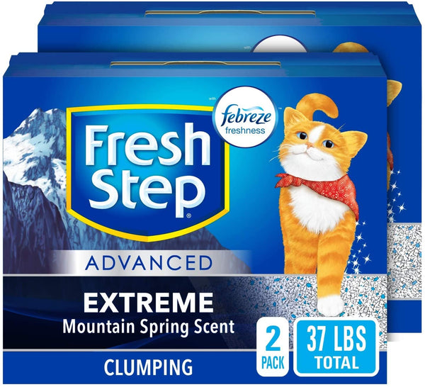 Fresh Step Advanced Clumping Cat Litter 37 lb