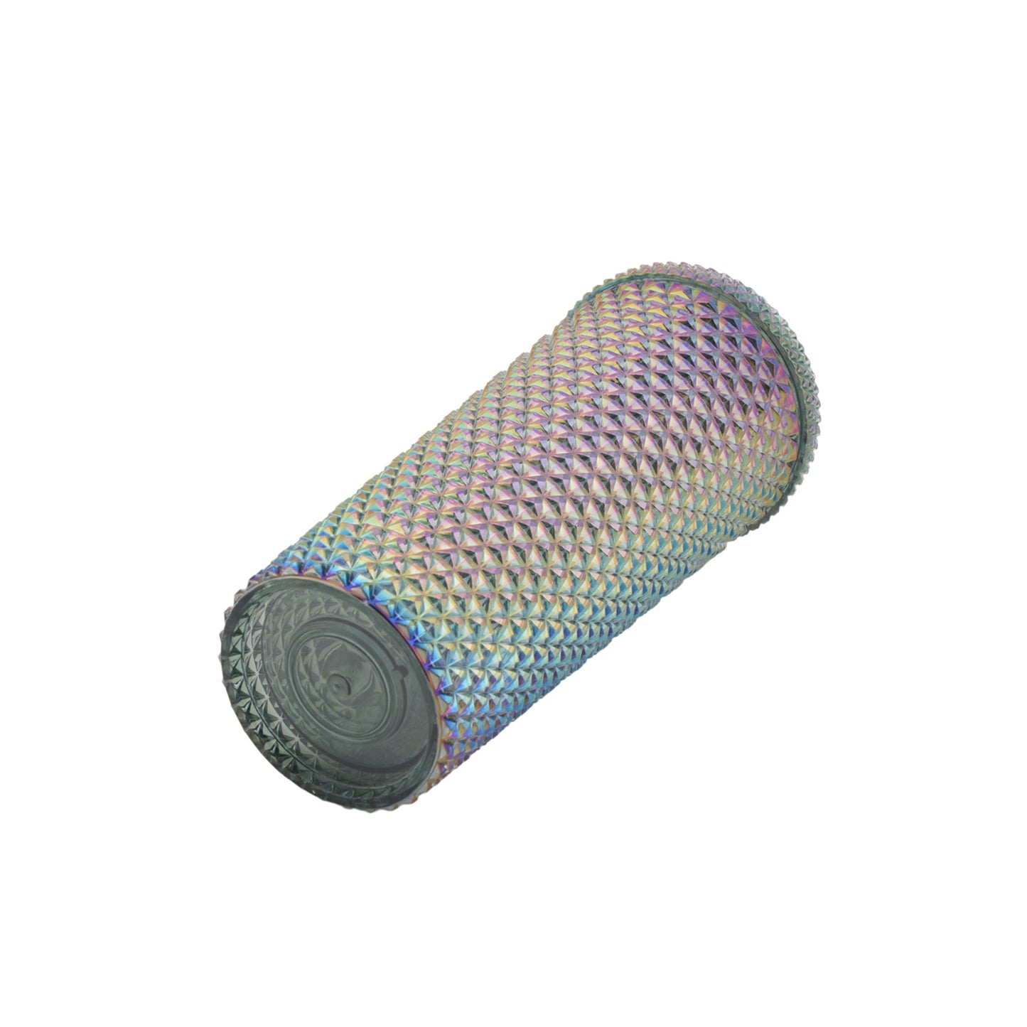 Holiday Time 26 Ounce Plastic Iridescent Double Wall Tumbler