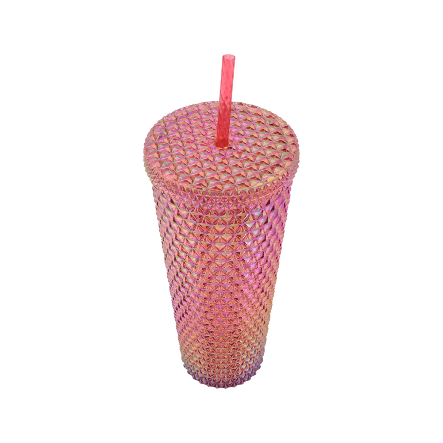 Holiday Time 26 Ounce Plastic Iridescent Double Wall Tumbler